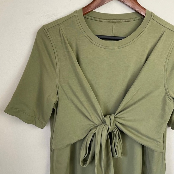 Lululemon Cotton Wrap-Front T-Shirt Dress - Picture 7 of 10